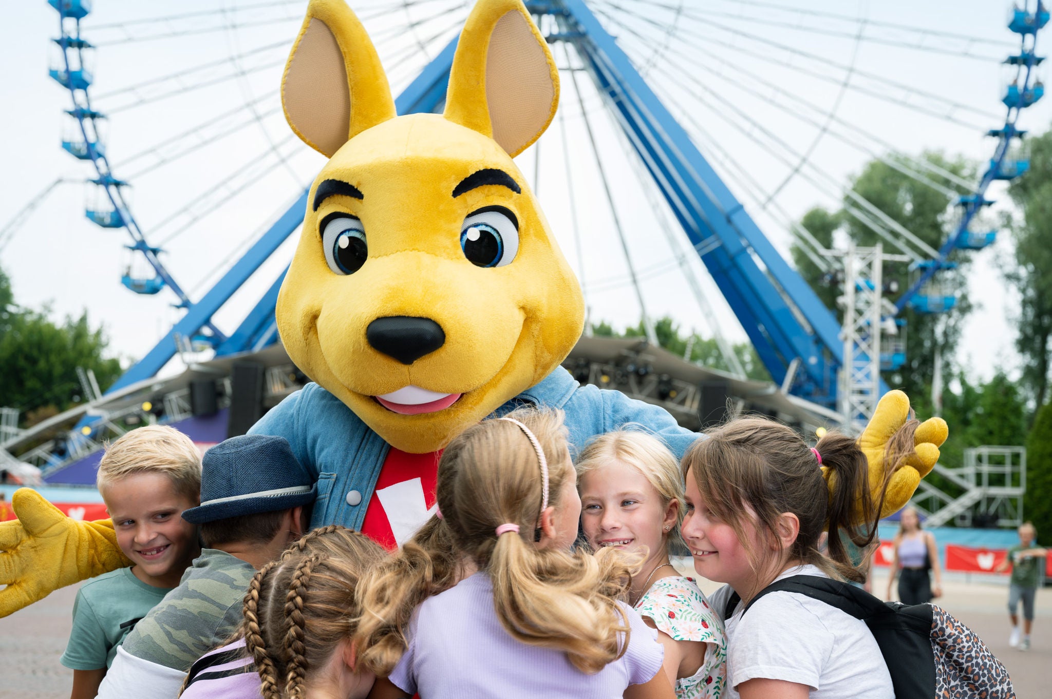 Schoolreisje naar Walibi Holland