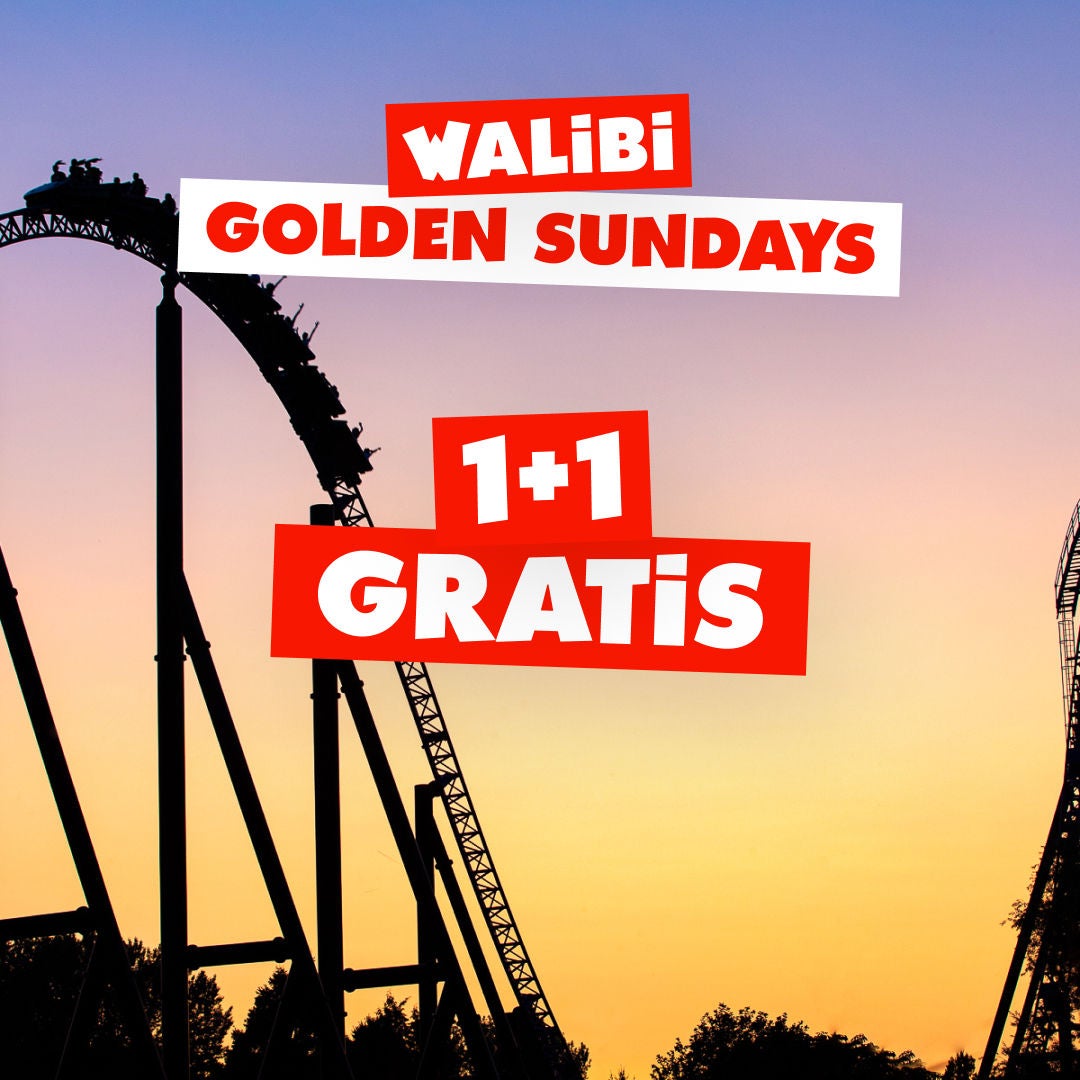 1+1 ticket gratis op zondagen in september!