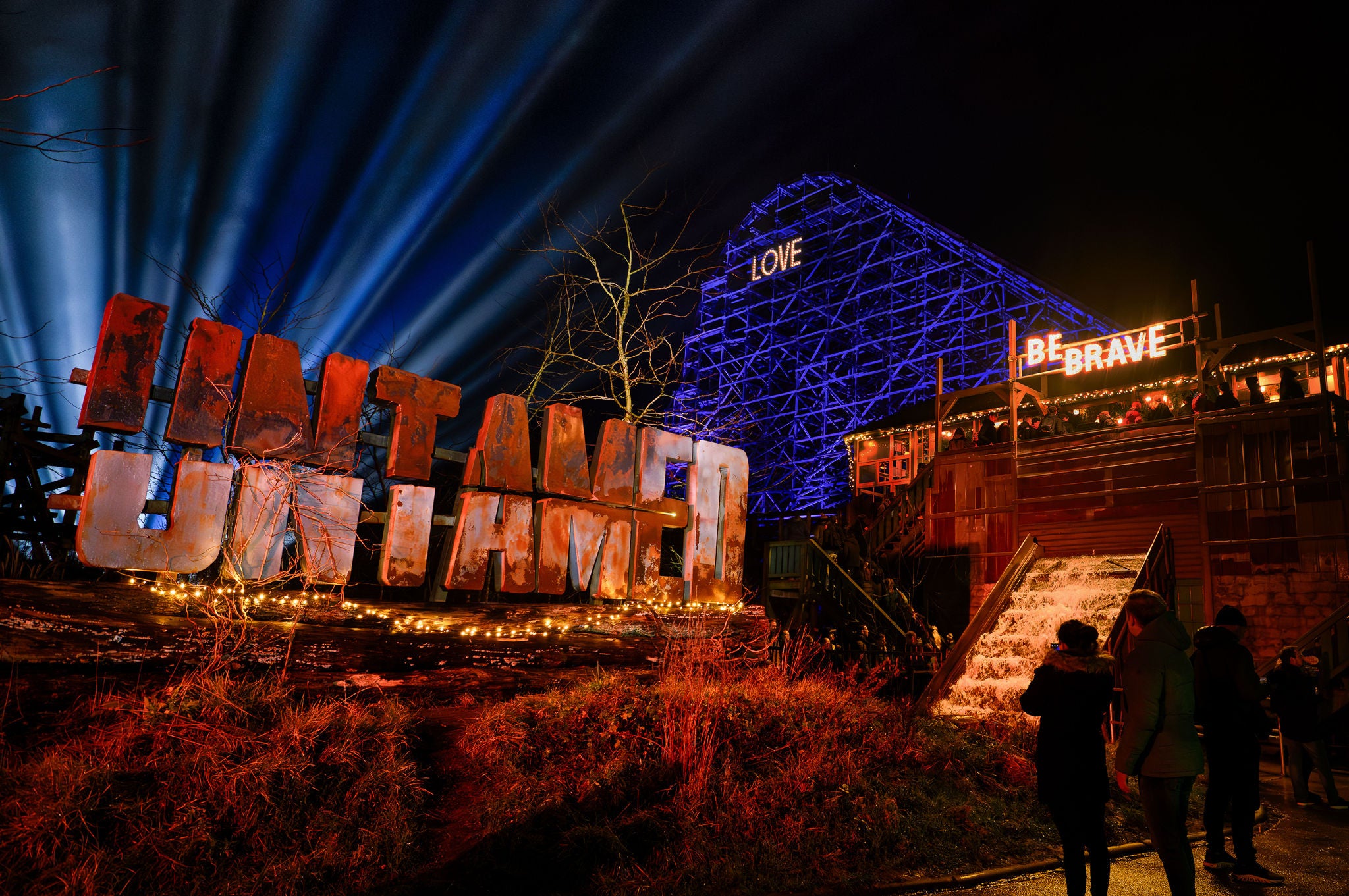 Beleef UNTAMED met een spectaculaire lichtshow.